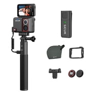 SJCAM SJ30 8K Dual Lens Action Camera, Day Night Dual Lens, Voice Control, Lossless Vertical Video, Horizon Lock, 2.51 Flip Screen,Waterproof Sports Camera for Vlog Diving Skiing