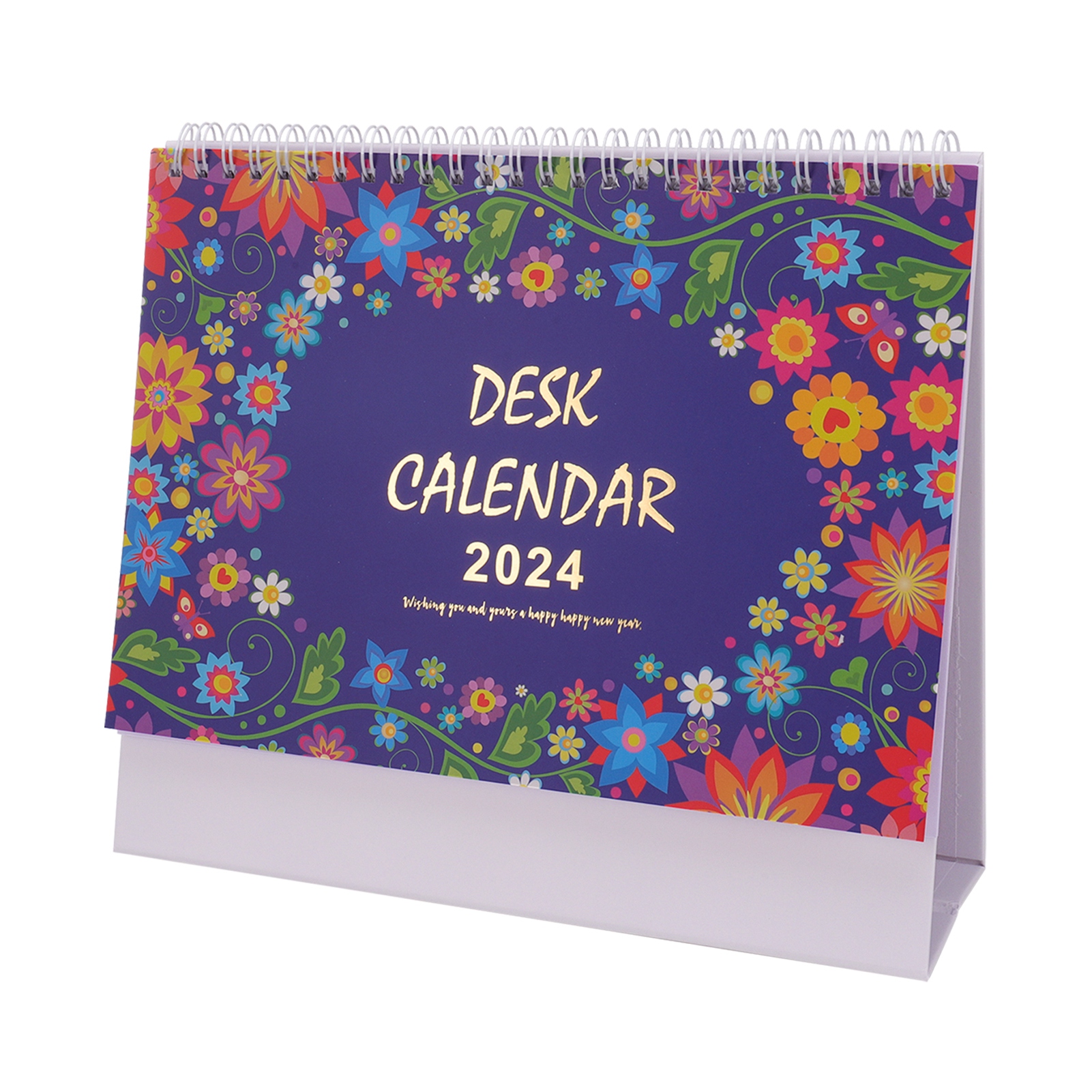 SJENERT 2024 Desk Calendar Stand Up Desktop Year Calendar for Home