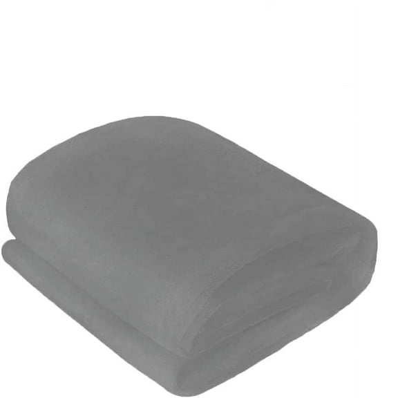 SJHmoo Mosquito Net Cloth Fabric, DIY Insect Pest Barrier Mesh Nets for Porch/Outdoor/Bed/Wedding, Grey 60x120in