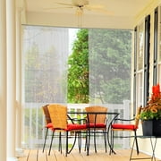 SJHmoo Mosquito Netting for Porch/Patio/Canopy/Garden, Outdoor Sheer Tulle Curtains Mesh Net, Decoration Netting for Party Wedding Arch Draping&Ceiling Drapes Fabric, Grey 54x108in