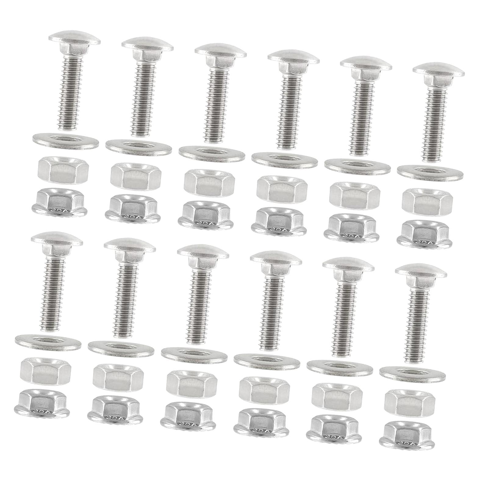 100 Boulons Carrossier 1/2x3-1/2 Zinc - Grade 2 - Tête Ronde - Neuf En Paquet