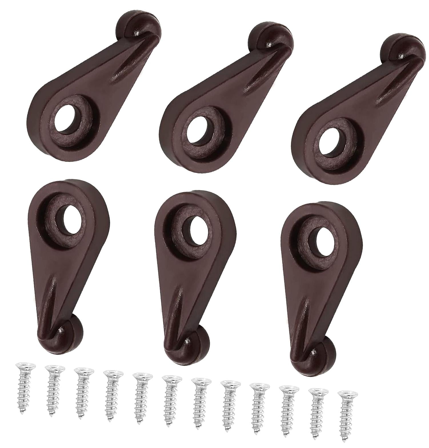 SJJ 30 Pcs Glass Window Retainer Clips Kit, Brown Mirror Mounting Clips ...