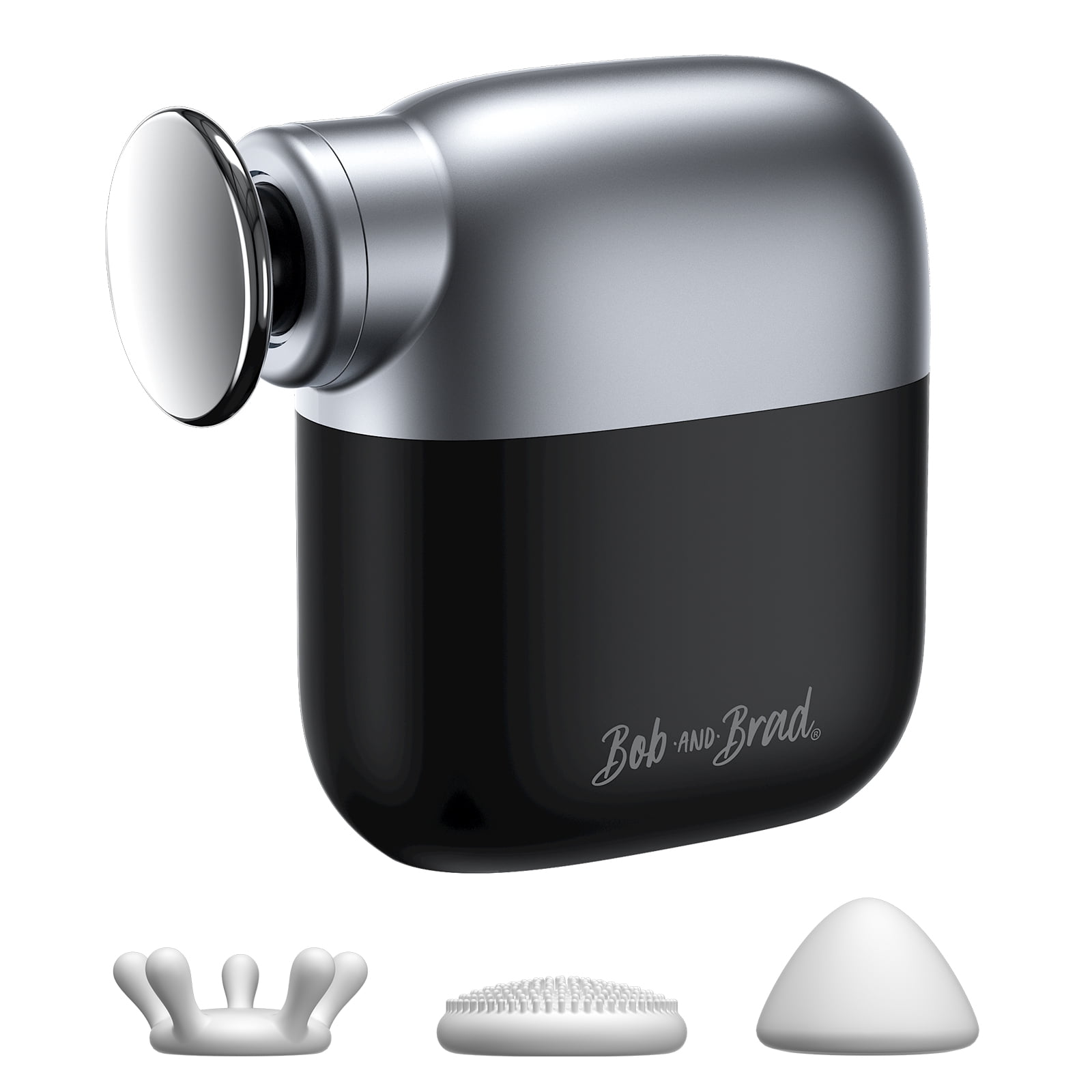 Bob and Brad Mini Massage Gun, Travel Size Deep Tissue Percussion Massager With 3 Speeds and 3 Heads