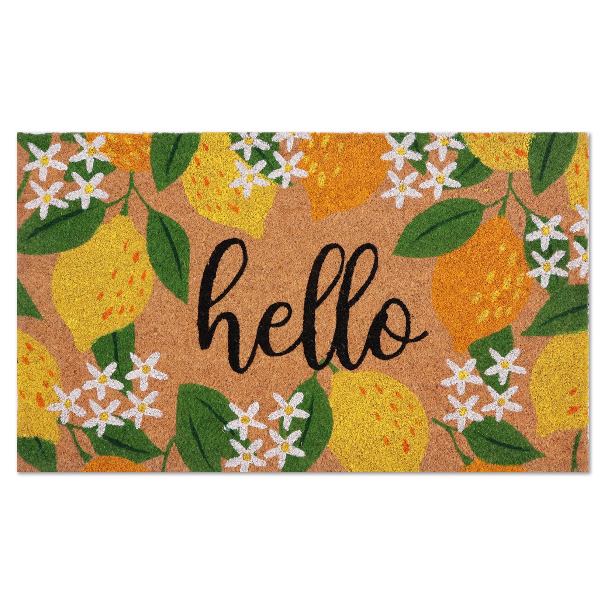 First Concept 18 in. W X 30 in. L Multi-Color Coir Door Mat