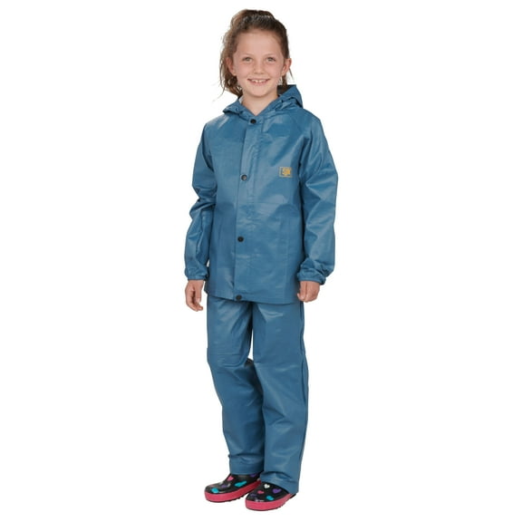 SJK Sporttek Youth LG/XL Navy Rain Suit