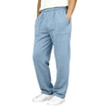 thumbnail image 1 of SJLDQY Boys' Baggy Sweatpants Elastic Waist Casual Trousers Solid Color Loose Fit Joggers with Pockets, 1 of 8