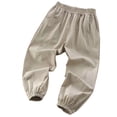 thumbnail image 1 of SJLDQY Boys Baggy Sweatpants Elastic Waist Straight leg Joggers Athletic Pants Loose Casual Trousers with Pockets, 1 of 4