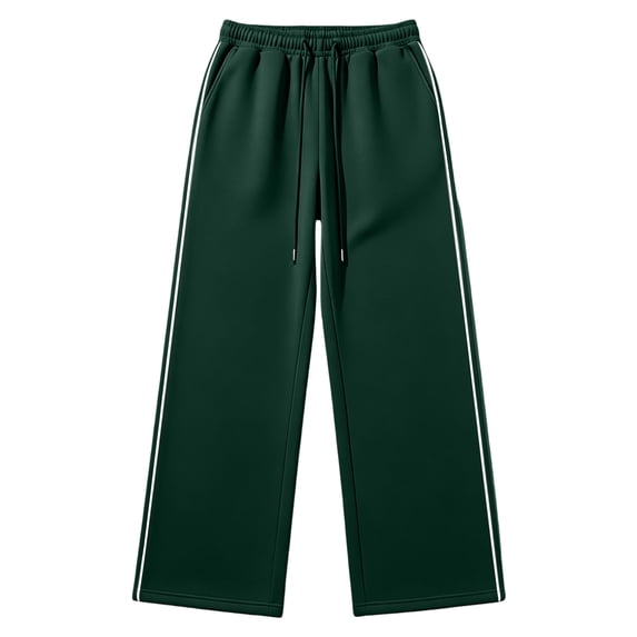 JFTTX Boys' Baggy Sweatpants Open Bottom Straight Leg Sweatpants for Boys Elastic Waist Drawstring Casual Sweat Pants with Pockets