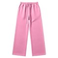 thumbnail image 1 of JFTTX Boys' Baggy Sweatpants Open Bottom Straight Leg Sweatpants for Boys Elastic Waist Drawstring Casual Sweat Pants with Pockets, 1 of 6