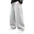 thumbnail image 1 of JFTTX Boys Baggy Sweatpants Wide Leg Straight Fit Sweatpants for Boys Elastic Waist Open Bottom Athletic Casual Sweat Pants with Pockets, 1 of 9