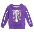 thumbnail image 1 of SJLDQY Boys Halloween Sweatshirts Long Sleeve Crew Neck Sweatshirt Hallowmas Skeleton Graphic Casual Pullover Tops for Boys, 1 of 4