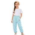thumbnail image 1 of SJLDQY Boys Joggers Summer Lightweight Sweatpants Elastic Waist Casual Trousers with Pockets, 1 of 7