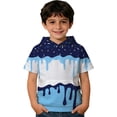 thumbnail image 1 of SJLDQY Boys Short Sleeve Hoodies Lightweight Ice Cream Graphic Hooded Sweatshirts with Kangaroo Pocket Fall Casual Athletic Pullover Tops for Boys, 1 of 3