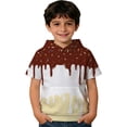 thumbnail image 1 of SJLDQY Boys Short Sleeve Hoodies Lightweight Ice Cream Graphic Hooded Sweatshirts with Kangaroo Pocket Fall Casual Athletic Pullover Tops for Boys, 1 of 3