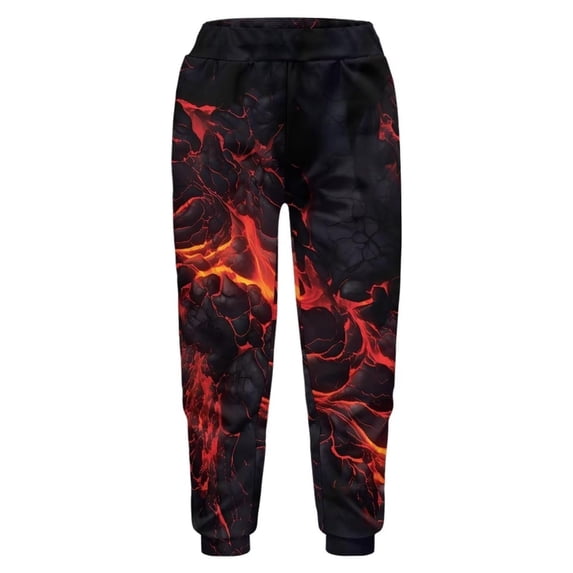 JFTTX Boys Sweatpants Novelty Graphic Joggers for Boys Y2K Streetwear Elastic Waist Casual Sweat Pants with Pockets Size 2-13Y