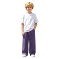 thumbnail image 1 of SJLDQY Boys Wide Leg Sweatpants Straight leg Casual Baggy Pants Fall Loose Trousers with Pockets, 1 of 6