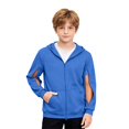 thumbnail image 1 of SJLDQY Boys Zip Up Hoodie Arm Zippers Dialysis Hooded Sweatshirts Fall Winter Casual Fleece Hoodies with Pocket, 1 of 6