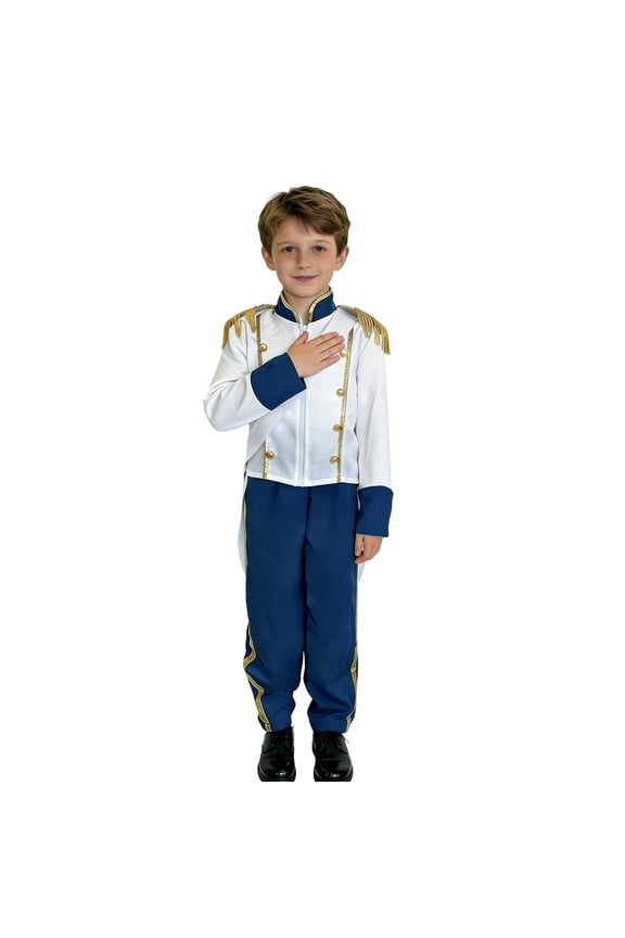 Carnival Toddler Boys Prince Dress Up Elegant Tops Pants Outfits Party Stage Performance Clothes Set