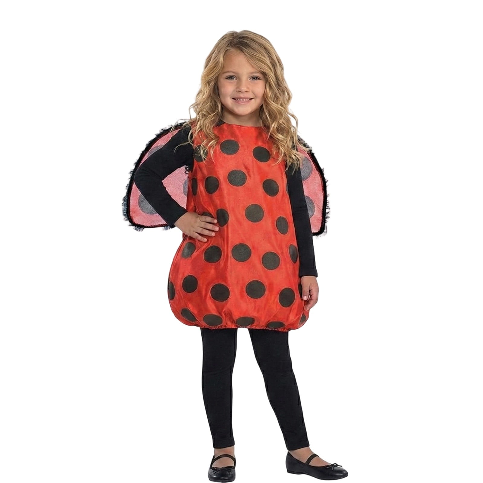 SJLDQY Carnival Toddler Girls Ladybug Dress Up Dot Graphic Mesh Dress ...
