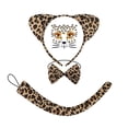 thumbnail image 1 of SJLDQY Carnival Unisex Boys Girls Leopard Dress Up Fashion Hairband Accessories Outfits Party Stage Performance Clothes Set, 1 of 8