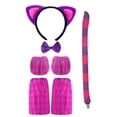thumbnail image 1 of SJLDQY Carnival Womens Cat Dress Up Sexy Headwear Accessories Outfits Party Stage Performance Clothes Set, 1 of 3