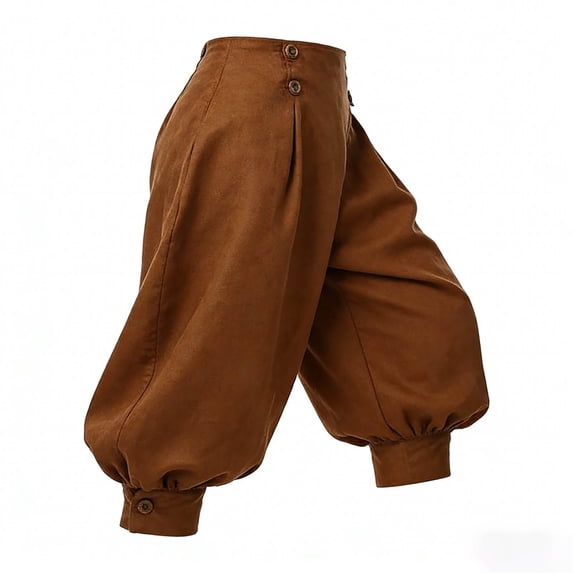 SJLDQY Carnival Womens Pirate Dress Up Fashion Suede Tops Pants Outfits Party Funny Stage Performance Clothes Set