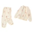 thumbnail image 1 of SJLDQY Girls Flannel Pajamas Long Sleeve Shirt and Pants 2 Piece Pj Sets Winter Sleepwear Warm Loungewear Sets for Girls, 1 of 3