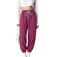 thumbnail image 1 of SJLDQY Girls Sweatpants Casual Elastic Drawstring Waist Joggers for Girls Comfy Pants with Pockets, 1 of 4