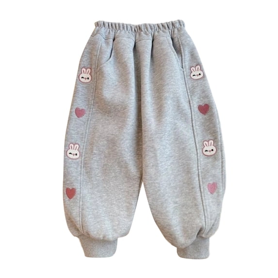 SJLDQY Girls Sweatpants Wide Leg Comfy Joggers for Girls Casual Sweat Pants with Pockets
