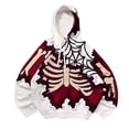thumbnail image 1 of SJLDQY Halloween Hoodies for Men Hallowmas Pullover Hooded Sweatshirts for Men Skeleton Graphic Funny Y2K Fall Winter Hoodie With Pocket, 1 of 3