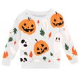 thumbnail image 1 of SJLDQY Halloween Sweatshirts for Boys Hallowmas Ghost Pumpkin Graphic Casual Pullover Tops Long Sleeve Crew Neck Sweatshirt, 1 of 5