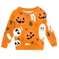 thumbnail image 1 of SJLDQY Halloween Sweatshirts for Boys Hallowmas Ghost Pumpkin Graphic Casual Pullover Tops Long Sleeve Crew Neck Sweatshirt, 1 of 5