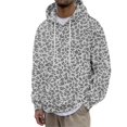 thumbnail image 1 of SJLDQY Hoodies for Men Casual Leopard Graphic Hooded Sweatshirts Long Sleeve Loose Fit Hoodie Fall Winter Soft Pullover Tops with Drawstring, 1 of 4