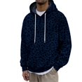 thumbnail image 1 of SJLDQY Hoodies for Men Casual Leopard Graphic Hooded Sweatshirts Long Sleeve Loose Fit Hoodie Fall Winter Soft Pullover Tops with Drawstring, 1 of 4