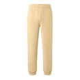 thumbnail image 1 of SJLDQY Joggers for Boys Solid Color Straight leg Sweatpants Elastic Waist Casual Trousers with Pockets, 1 of 5