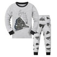 thumbnail image 1 of SJLDQY Kids Boys Girls Pajamas Sets Cartoon Dinosaur Pajama Tops Pants 2 Peice Pjs Set Soft Comfy Winter Homewear Loungewear, 1 of 3