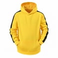 thumbnail image 1 of SJLDQY Men'S Hoodies Casual Pullover Hooded Sweatshirts for Men Long Sleeve Patchwork Color Fall Winter Hoodie With Pocket, 1 of 5