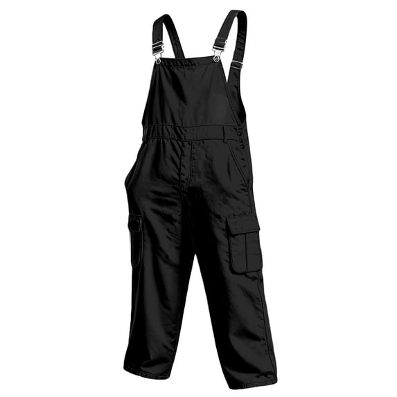 SJLDQY Men's Bib Overall Adjustable Straps Denim Overalls for Men Fall Winter Outdoor Casual Utility Workwear with Pockets