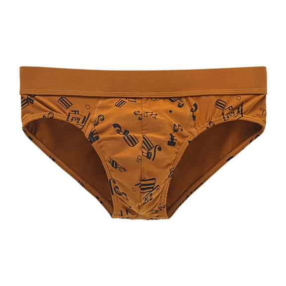 SJLDQY Men's Underwear Briefs Casual Graphic Sports Briefs for Men Soft Breathable Athletic Boxer Shorts for Men