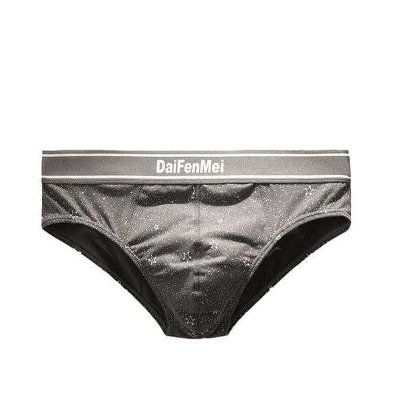 SJLDQY Men's Underwear Briefs Casual Graphic Sports Briefs for Men Soft Breathable Athletic Boxer Shorts for Men