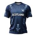 thumbnail image 1 of SJLDQY Mens 2026 Scotland Soccer Tshirts Short Sleeve International Football T-Shirts for Men Casual Crew Neck Scotland Flag Graphic Breathable Athletic Tops, 1 of 3
