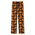 thumbnail image 1 of SJLDQY Mens Halloween Pajamas Pants Wide Leg Pjs Trousers for Men Hallowmas Pumpkin Ghost Elastic Waist Homewear Loungewear With Pocket, 1 of 4