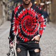 thumbnail image 1 of SJLDQY Mens Long Sleeve Tshirts Tie Dye Graphic T-Shirts for Men Casual Crew Neck Loose Fit Soft Tops, 1 of 5