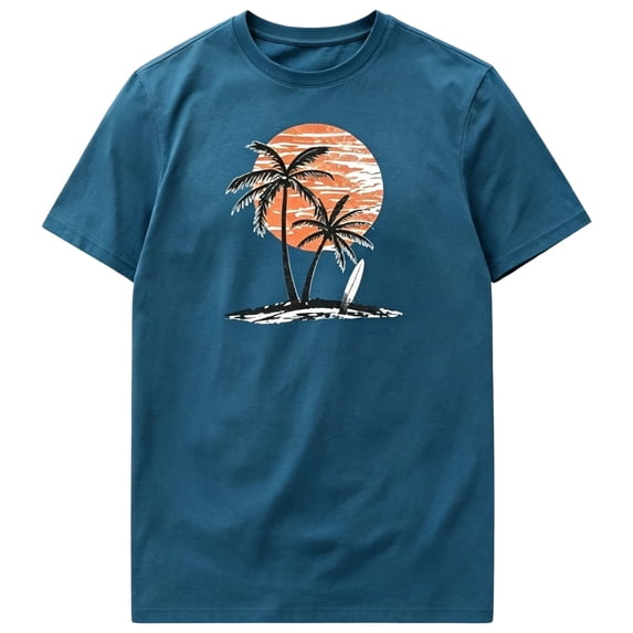 SJLDQY Mens T-Shirts Trendy Graphic Tees Short Sleeve Crewneck T Shirts Summer Streetwear Casual Tops