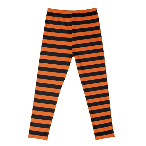 SJLDQY Toddler Baby Girls Leggings Halloween Leggings for Girls Hallowmas Pumpkin High Waist Kids Fall Winter Yoga Tights