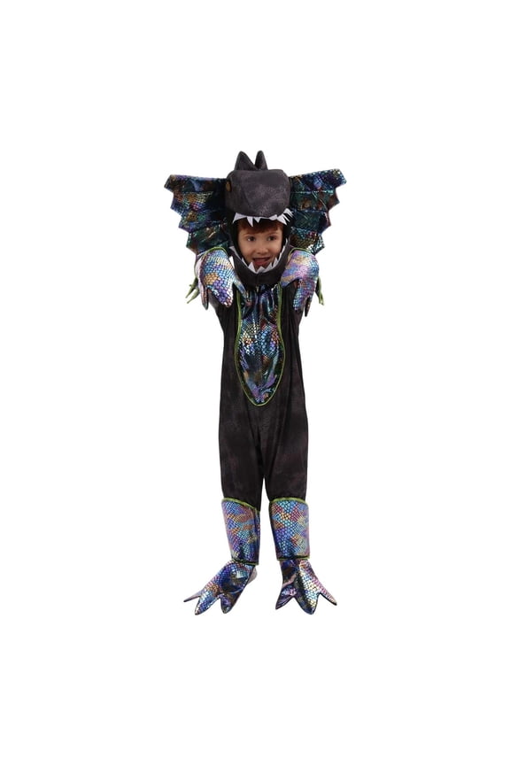 Unisex Boys Girls Dinosaur Dress Up Funny Cloak Outfits Party Stage Performance Clothes Set