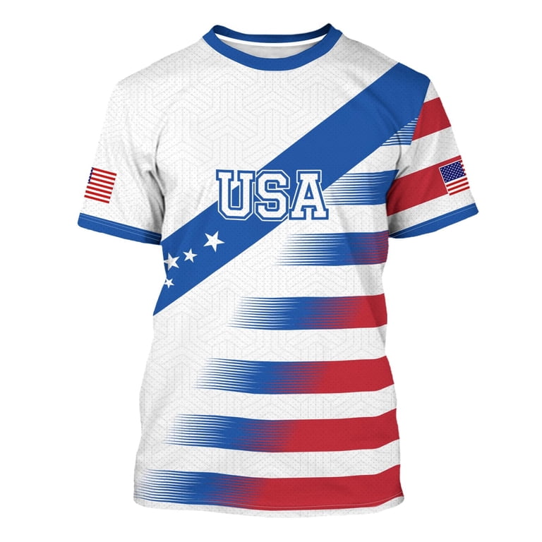 SJLDQY Womens Usa Soccer Tshirts Short Sleeve International 