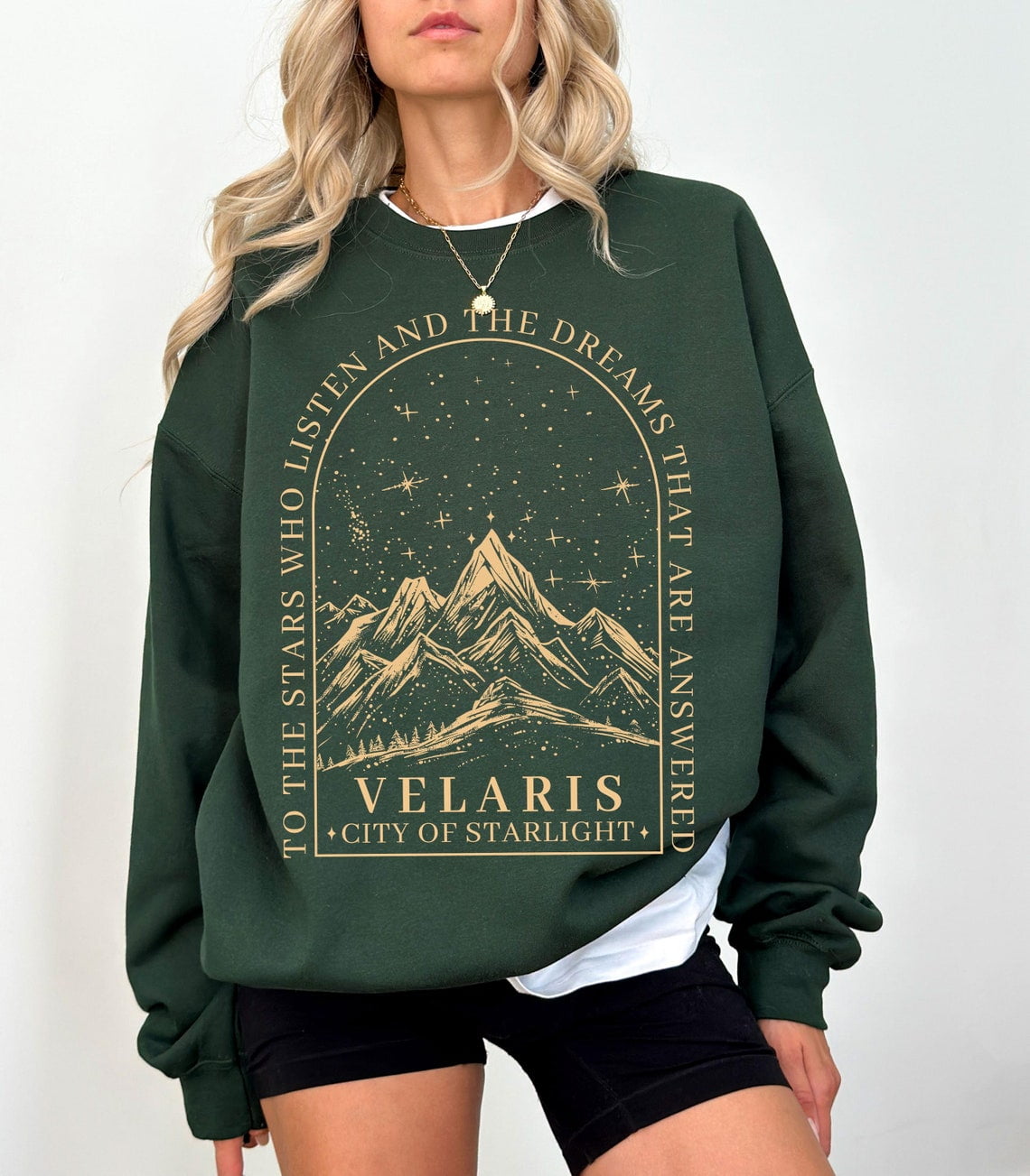 SJM Velaris Shirt To The Stars Who Listen and The Dreams That Answer