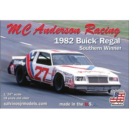 SJMMCAB1982DA 1/24 MC Anderson Racing 1982 Buick Regal Southern Winner Plastic Model Car Kit