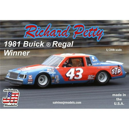 SJMRPB1981D 1/24 Richard Petty #43 1980 Buick Regal Winner Plastic Model Car Kit